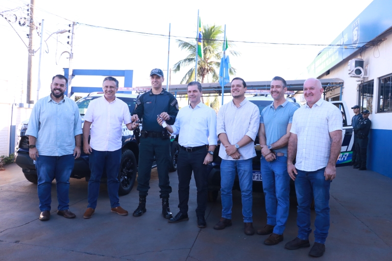 Maracaju reforça estrutura da segurança pública com novas viaturas para as forças de segurança